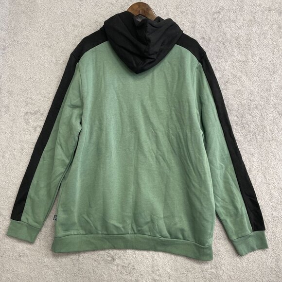 NEW Puma Men's XXL Green & Black Hoodie Pullover - Picture 2 of 8